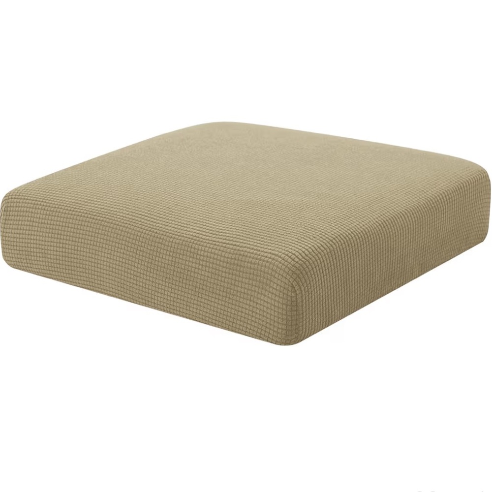 Set of 2: Textured Camel Tan Furniture Small Cushion Cover